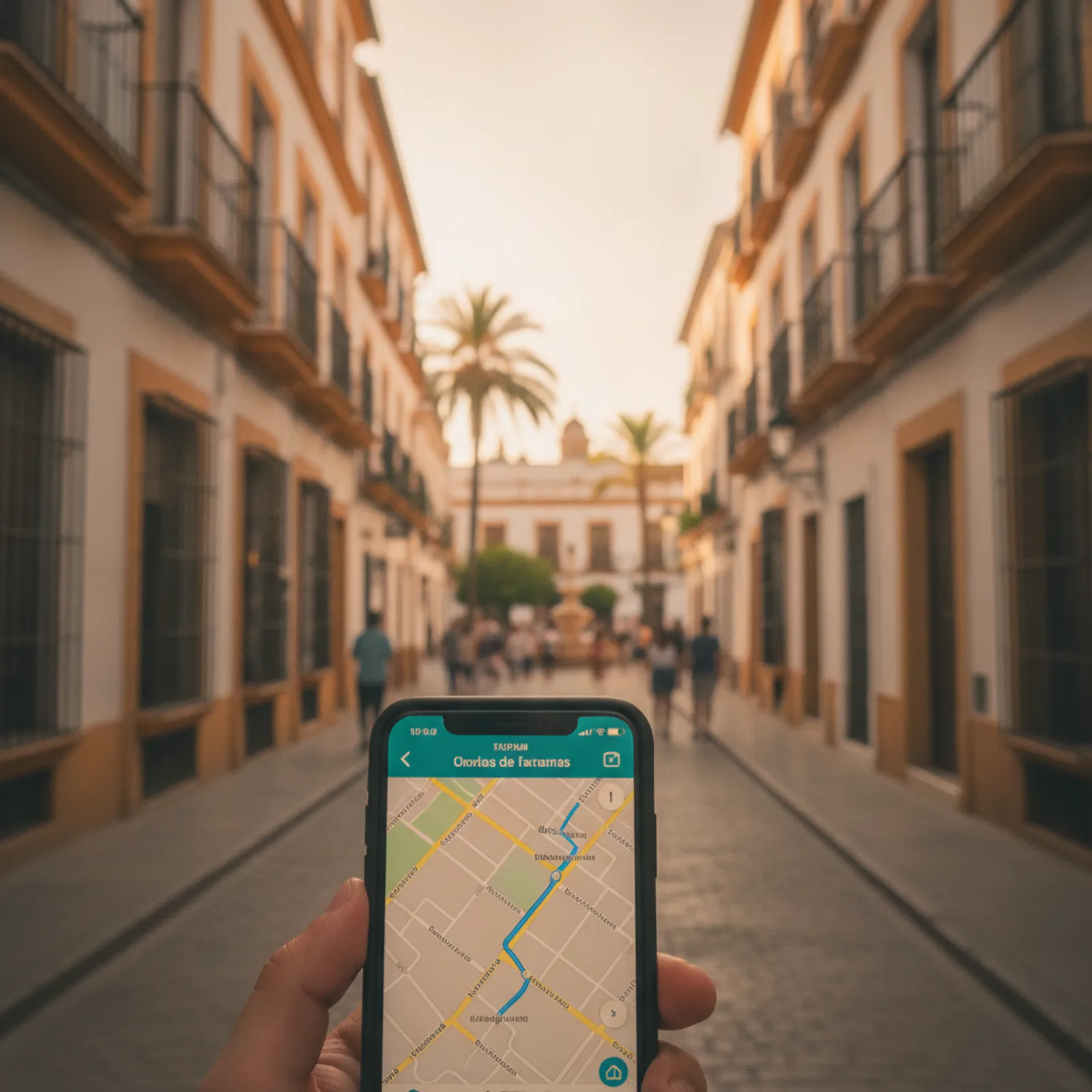 Traveller staying connected in Spain with an eSIM Spain travel eSIM